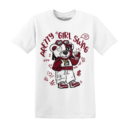 High White Team Red 1s T Shirt Match Pretty Girl Swag BER - NastyJamz