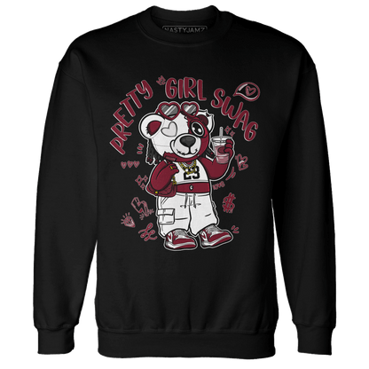High White Team Red 1s Sweatshirt Match Pretty Girl Swag BER - NastyJamz