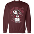 High White Team Red 1s Sweatshirt Match Pretty Girl Swag BER - NastyJamz