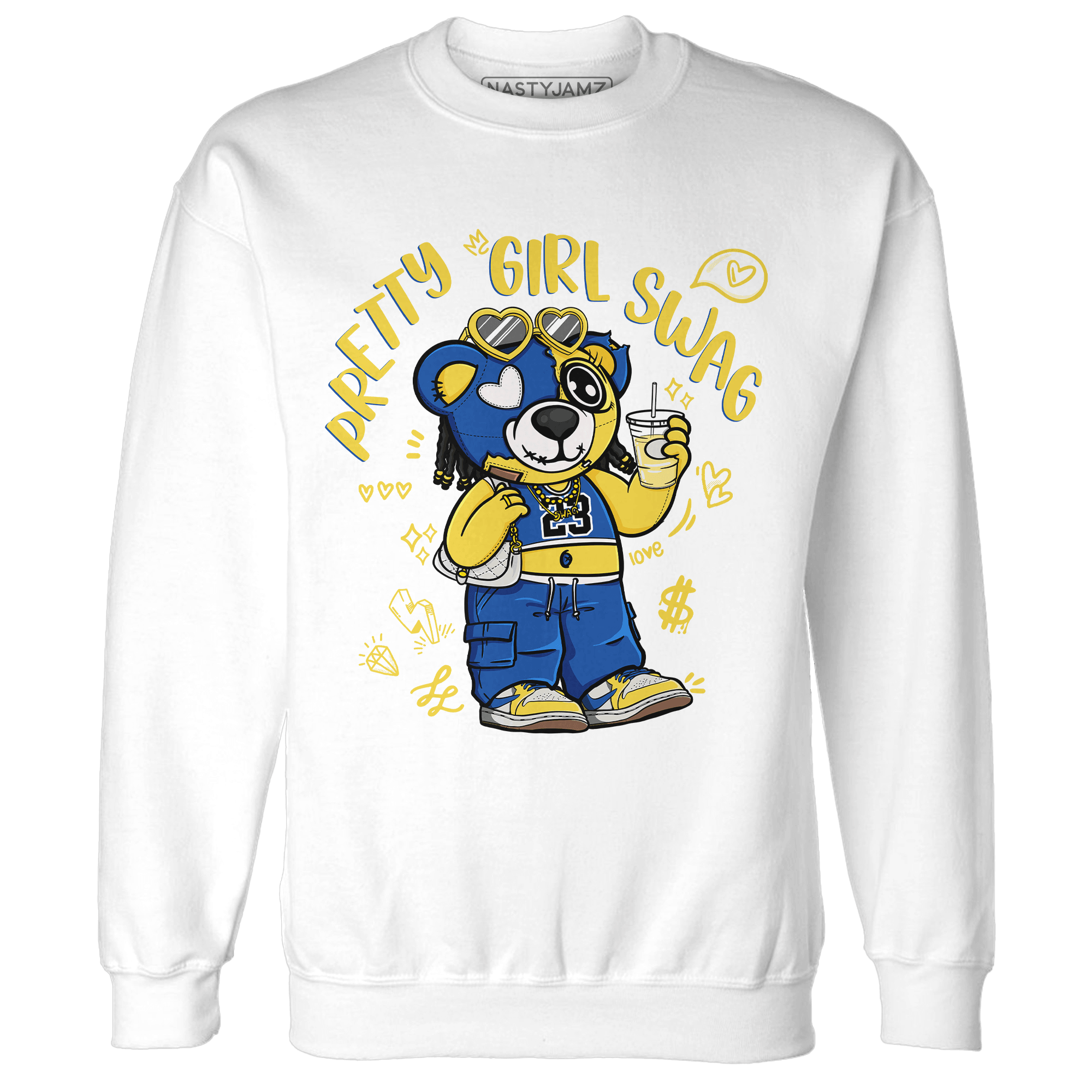 Low OG Canary TVSC 1s Sweatshirt Match Pretty Girl Swag BER - NastyJamz