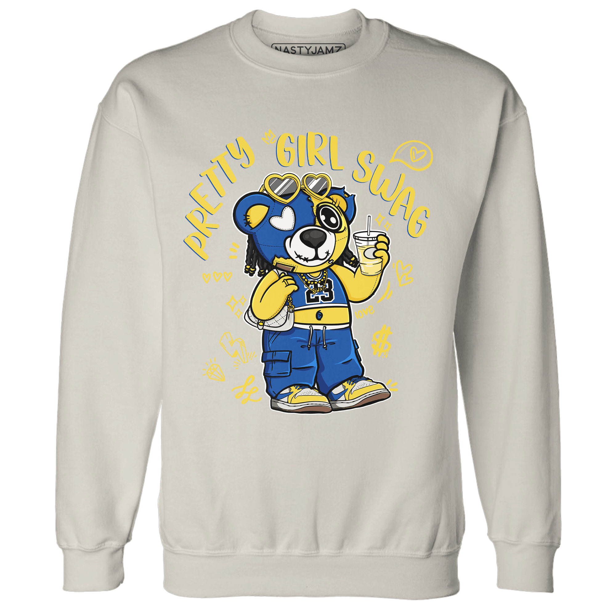 Low OG Canary TVSC 1s Sweatshirt Match Pretty Girl Swag BER - NastyJamz