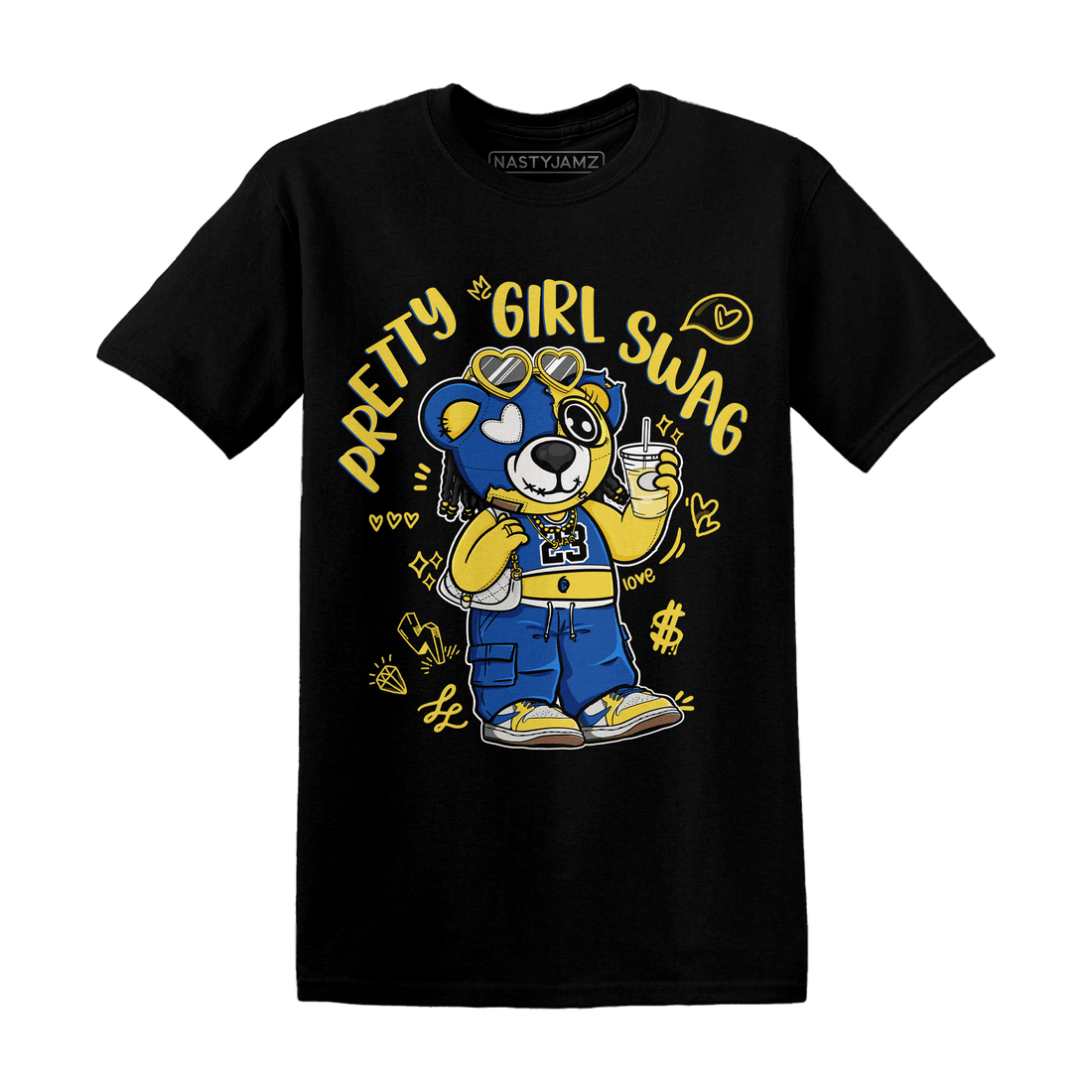 Low OG Canary TVSC 1s T Shirt Match Pretty Girl Swag BER - NastyJamz