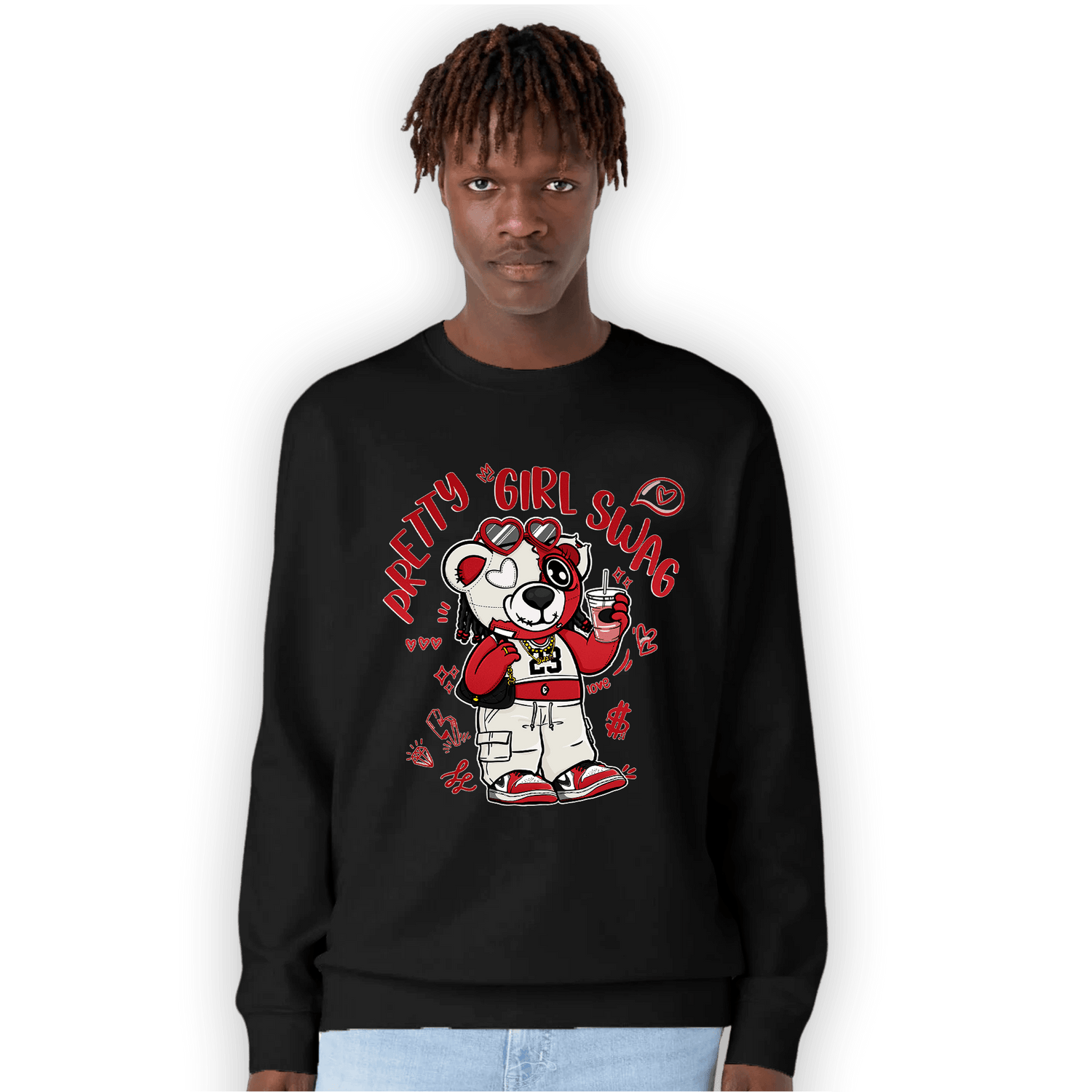 Low OG Trophy Room 1s Sweatshirt Match Pretty Girl Swag BER - NastyJamz