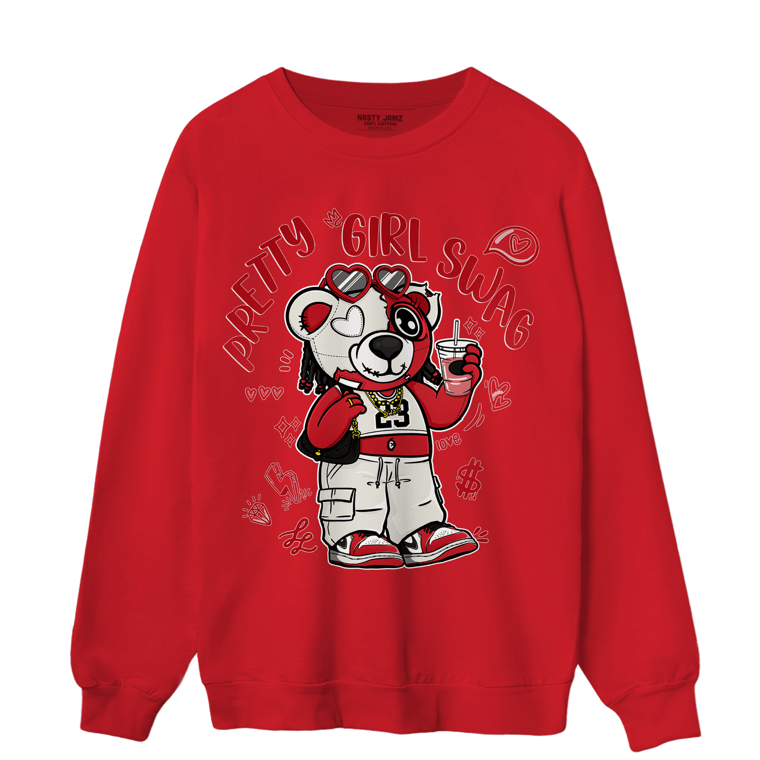 Low OG Trophy Room 1s Sweatshirt Match Pretty Girl Swag BER - NastyJamz