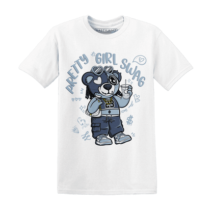 Mid Diffused Blue Grey 1s T Shirt Match Pretty Girl Swag BER - NastyJamz
