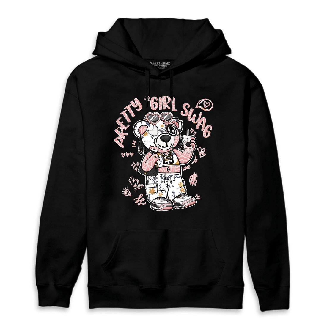 Red Stardust 3s Hoodie Match Pretty Girl Swag BER - NastyJamz