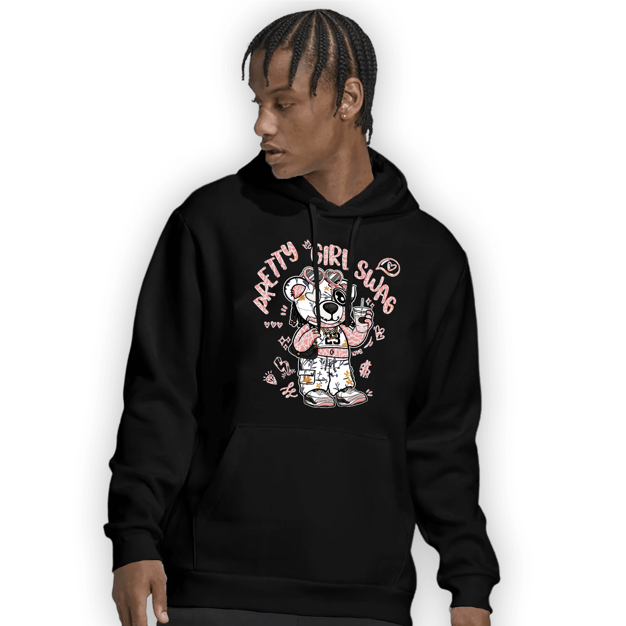 Red Stardust 3s Hoodie Match Pretty Girl Swag BER - NastyJamz