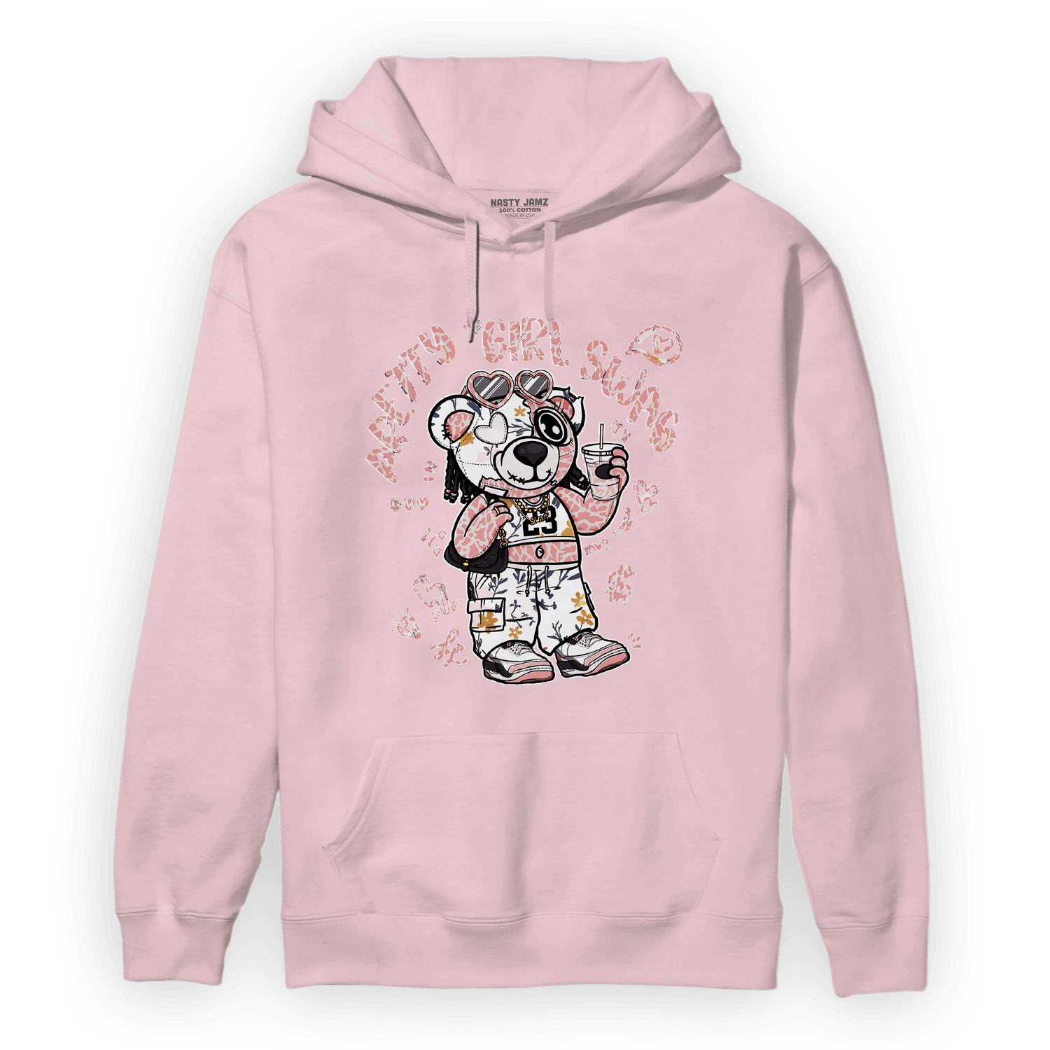 Red Stardust 3s Hoodie Match Pretty Girl Swag BER - NastyJamz