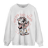Red Stardust 3s Sweatshirt Match Pretty Girl Swag BER - NastyJamz