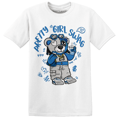 Industrial Blue 4s T Shirt Match Pretty Girl Swag BER - NastyJamz