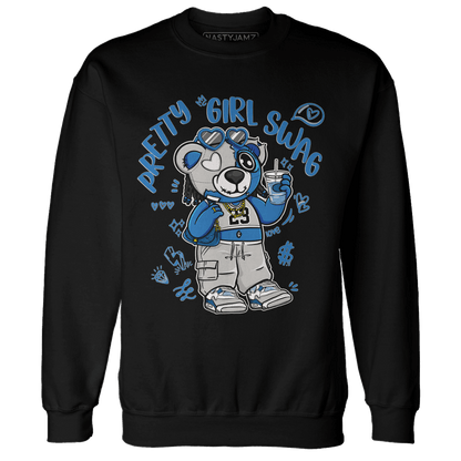 Industrial Blue 4s Sweatshirt Match Pretty Girl Swag BER - NastyJamz