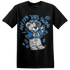 Industrial Blue 4s T Shirt Match Pretty Girl Swag BER - NastyJamz