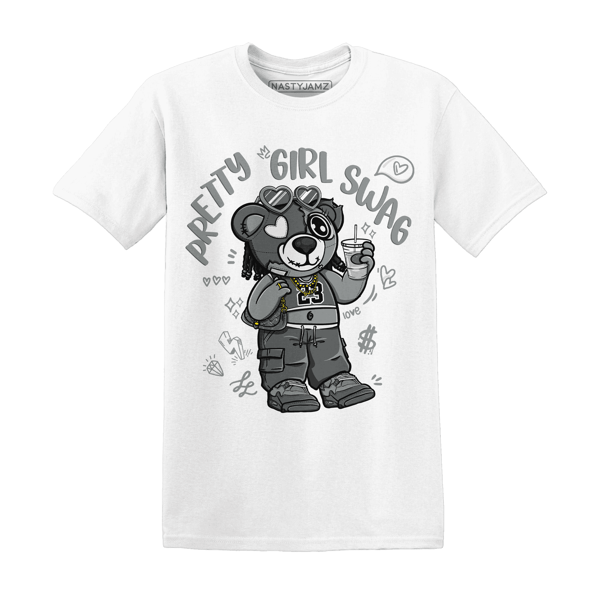 Paris Olympicsss 4s T Shirt Match Pretty Girl Swag BER - NastyJamz