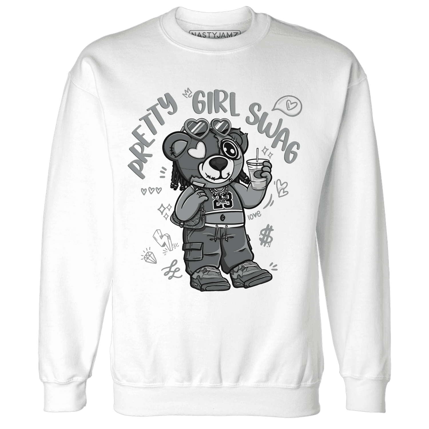 Paris Olympicsss 4s Sweatshirt Match Pretty Girl Swag BER - NastyJamz