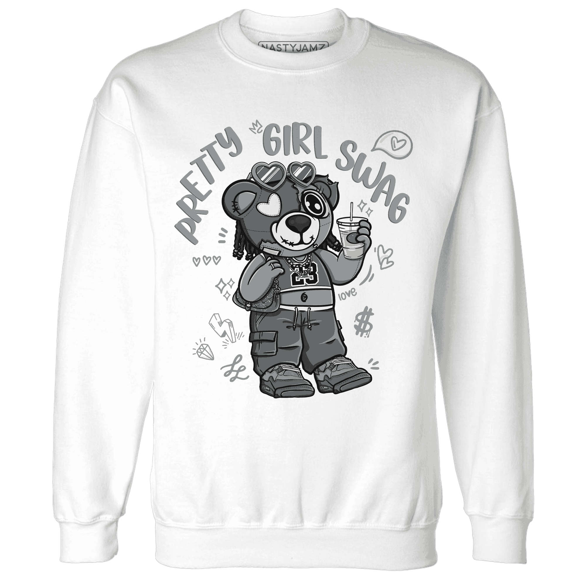 Paris Olympicsss 4s Sweatshirt Match Pretty Girl Swag BER - NastyJamz