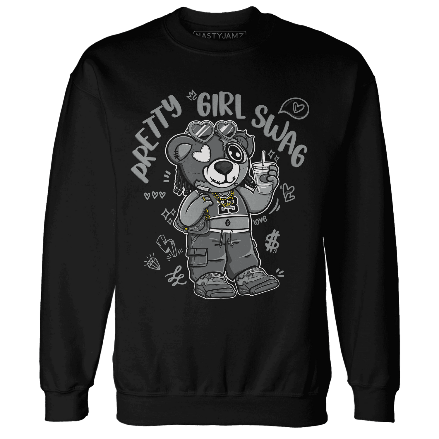 Paris Olympicsss 4s Sweatshirt Match Pretty Girl Swag BER - NastyJamz