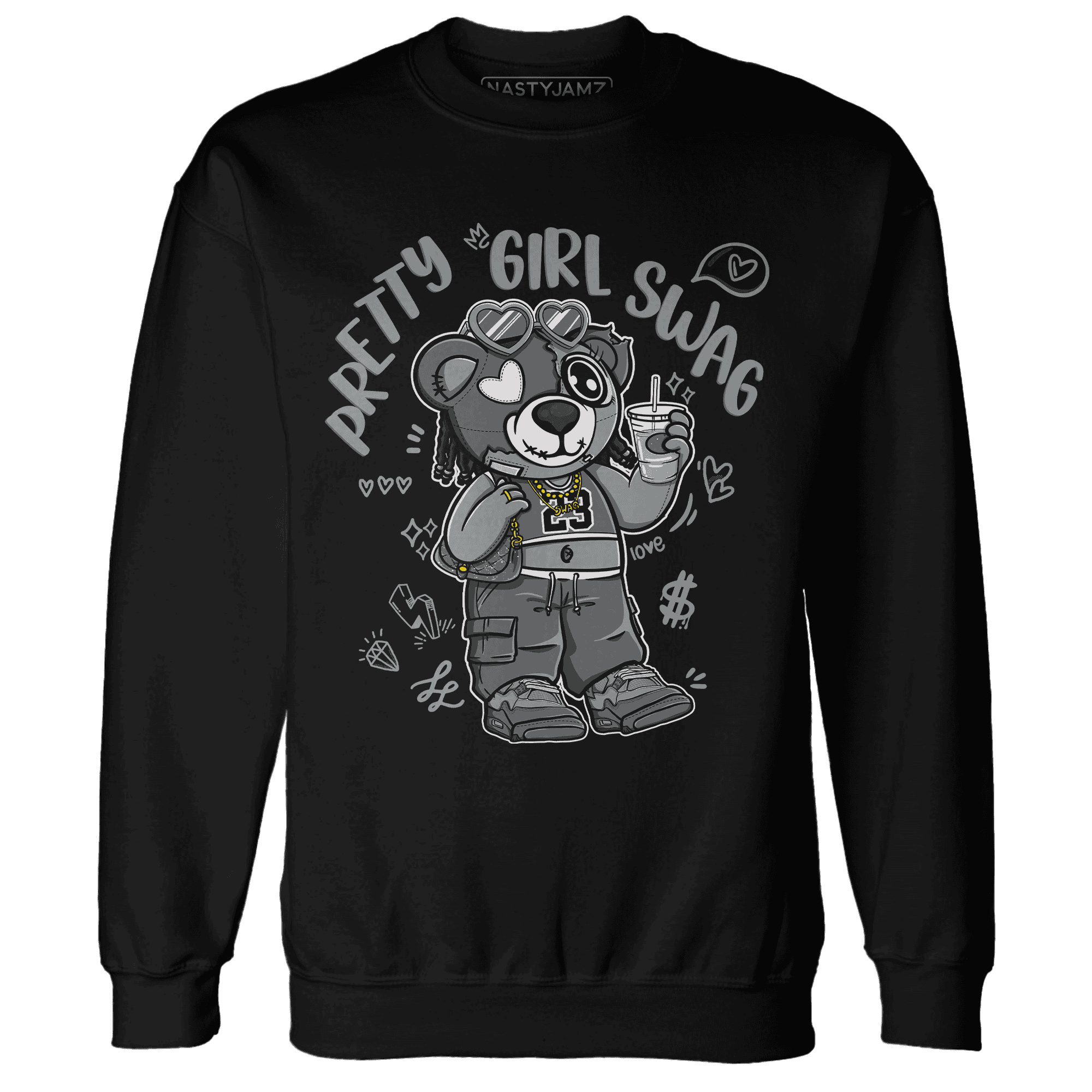 Paris Olympicsss 4s Sweatshirt Match Pretty Girl Swag BER - NastyJamz
