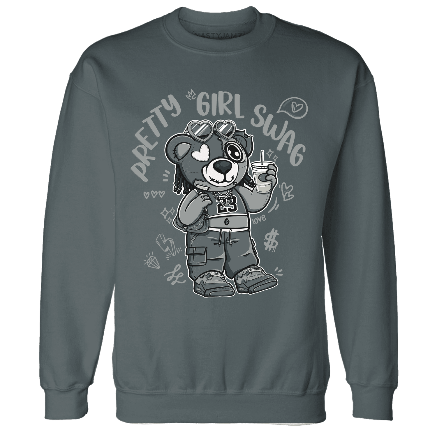 Paris Olympicsss 4s Sweatshirt Match Pretty Girl Swag BER - NastyJamz