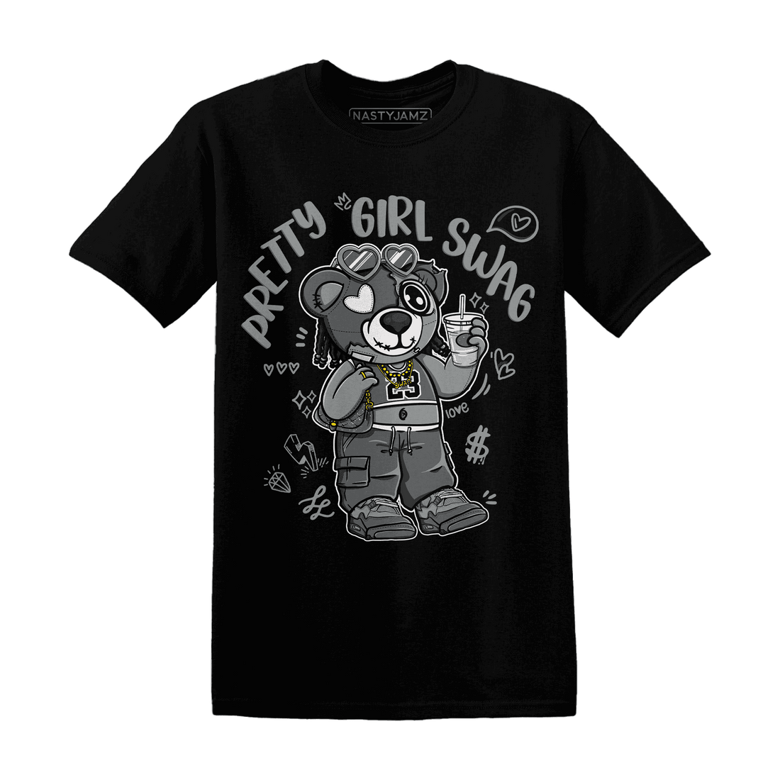 Paris Olympicsss 4s T Shirt Match Pretty Girl Swag BER - NastyJamz