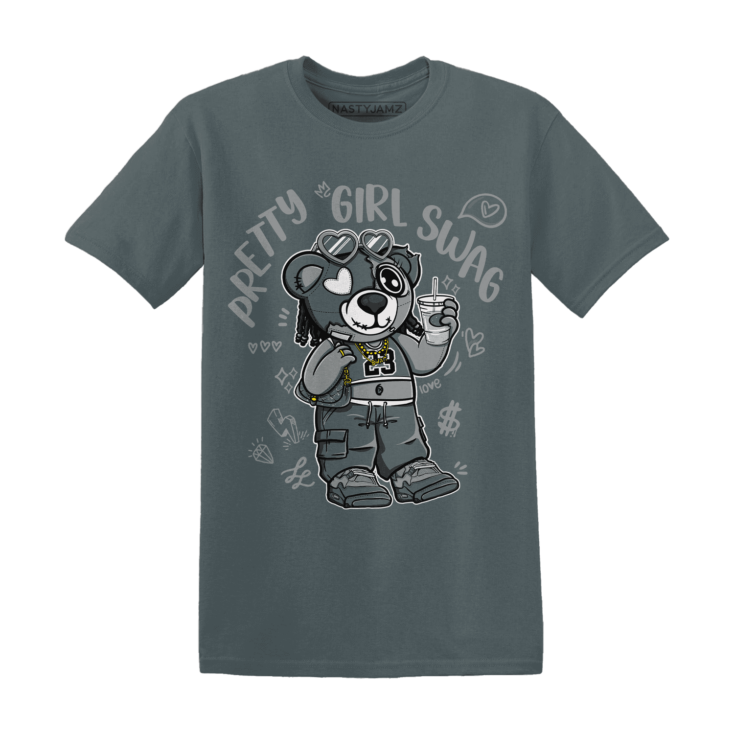 Paris Olympicsss 4s T Shirt Match Pretty Girl Swag BER - NastyJamz