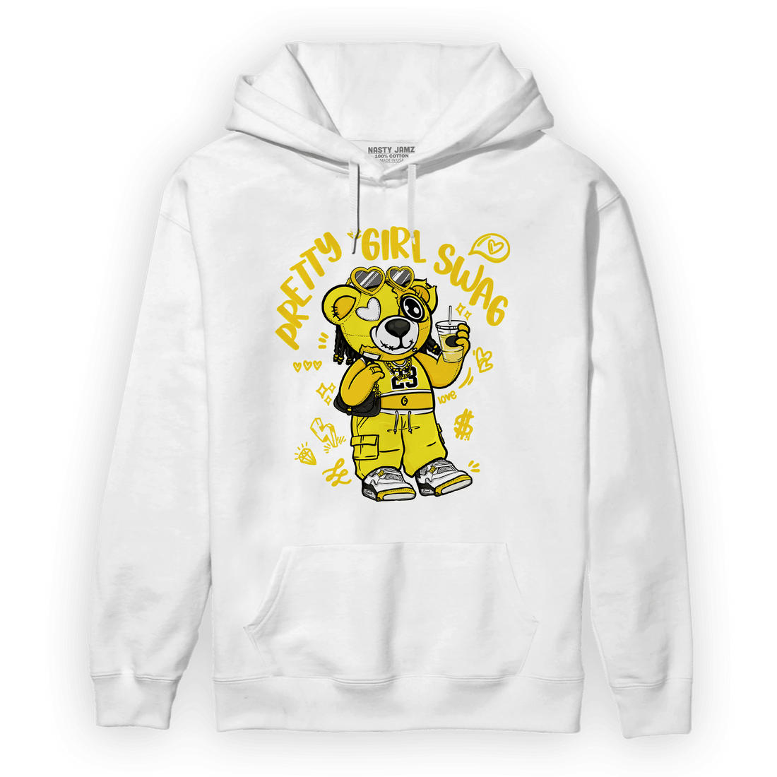 Vivid Sulfur 4s Hoodie Match Pretty Girl Swag BER - NastyJamz