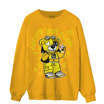 Vivid Sulfur 4s Sweatshirt Match Pretty Girl Swag BER - NastyJamz