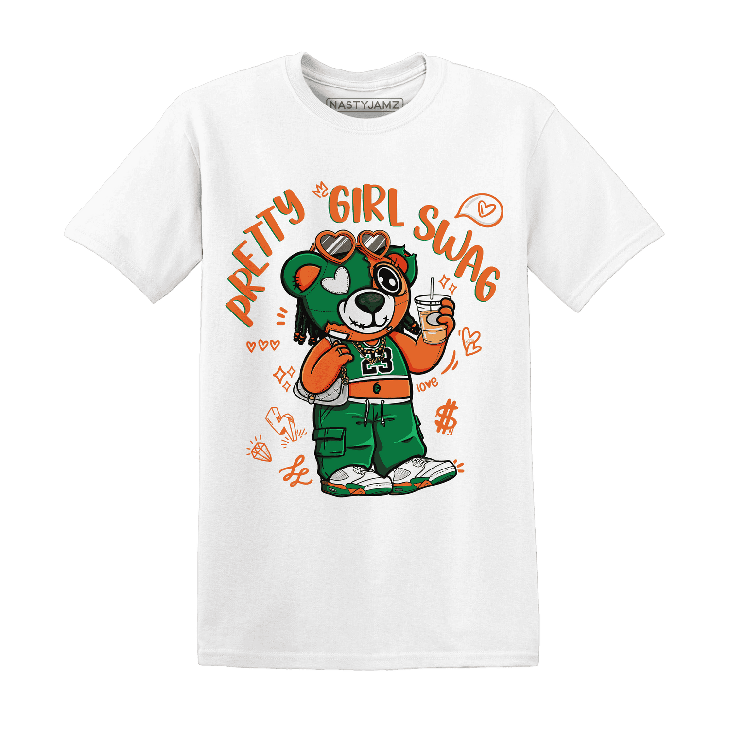 MAM Hurricanes 5s T Shirt Match Pretty Girl Swag BER - NastyJamz
