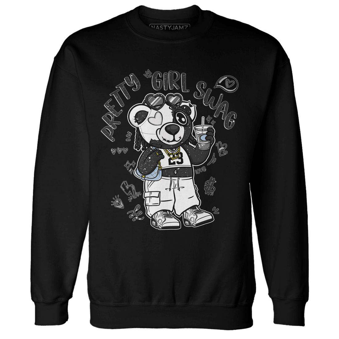 Reverse Oreo 6s Sweatshirt Match Pretty Girl Swag BER - NastyJamz