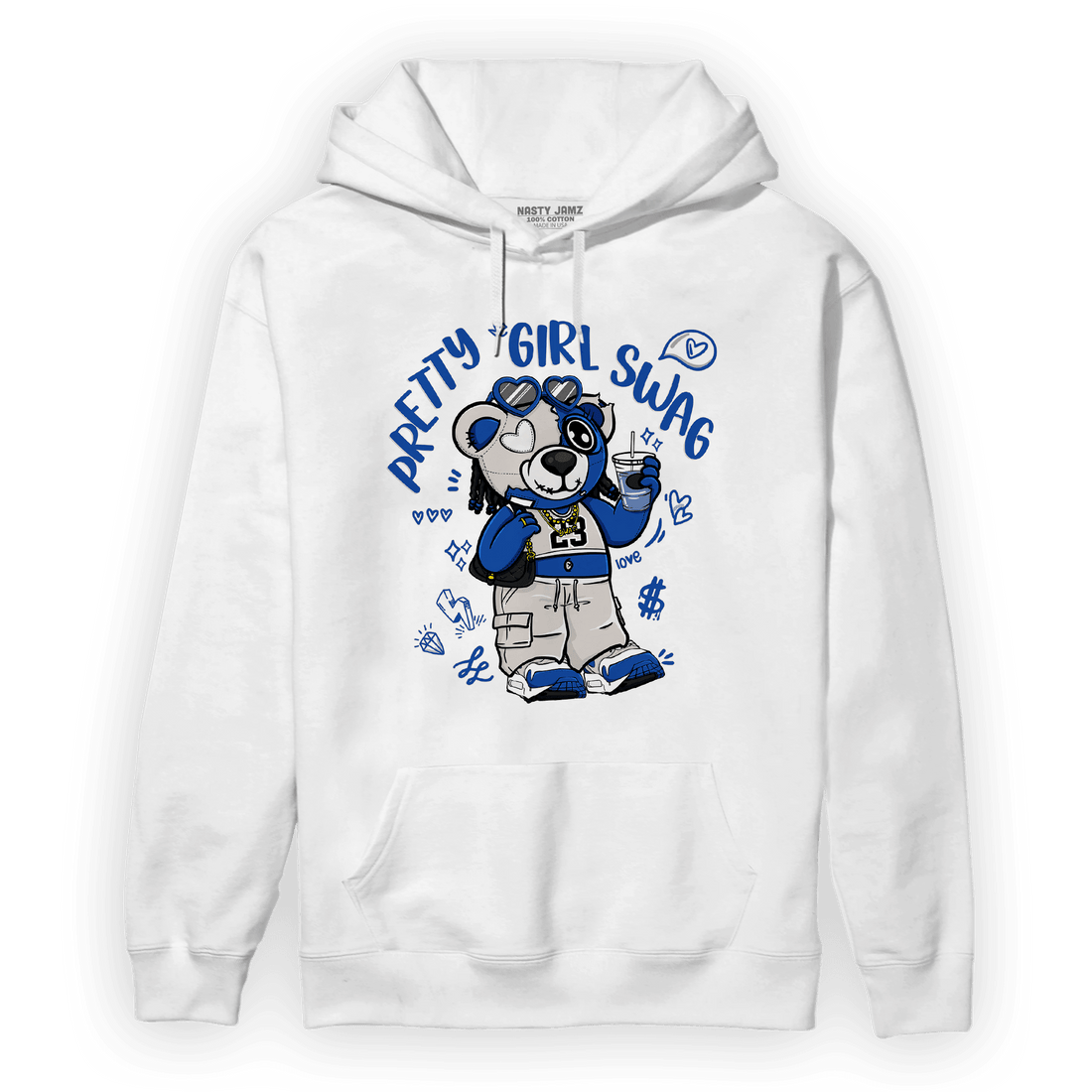Air Max 1 86 Royal Hoodie Match Pretty Girl Swag BER - NastyJamz