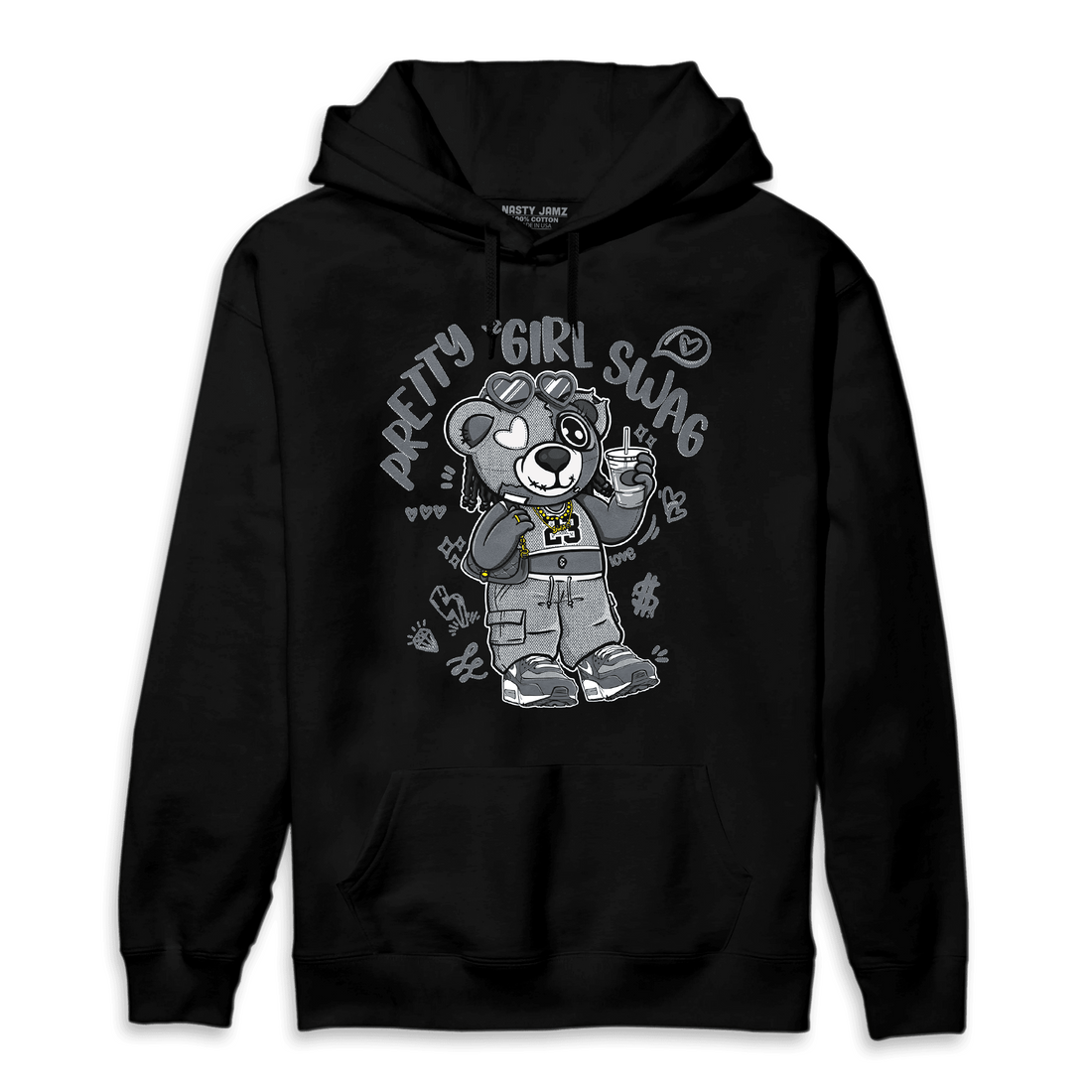 Air Max 90 Iron Grey Hoodie Match Pretty Girl Swag BER - NastyJamz