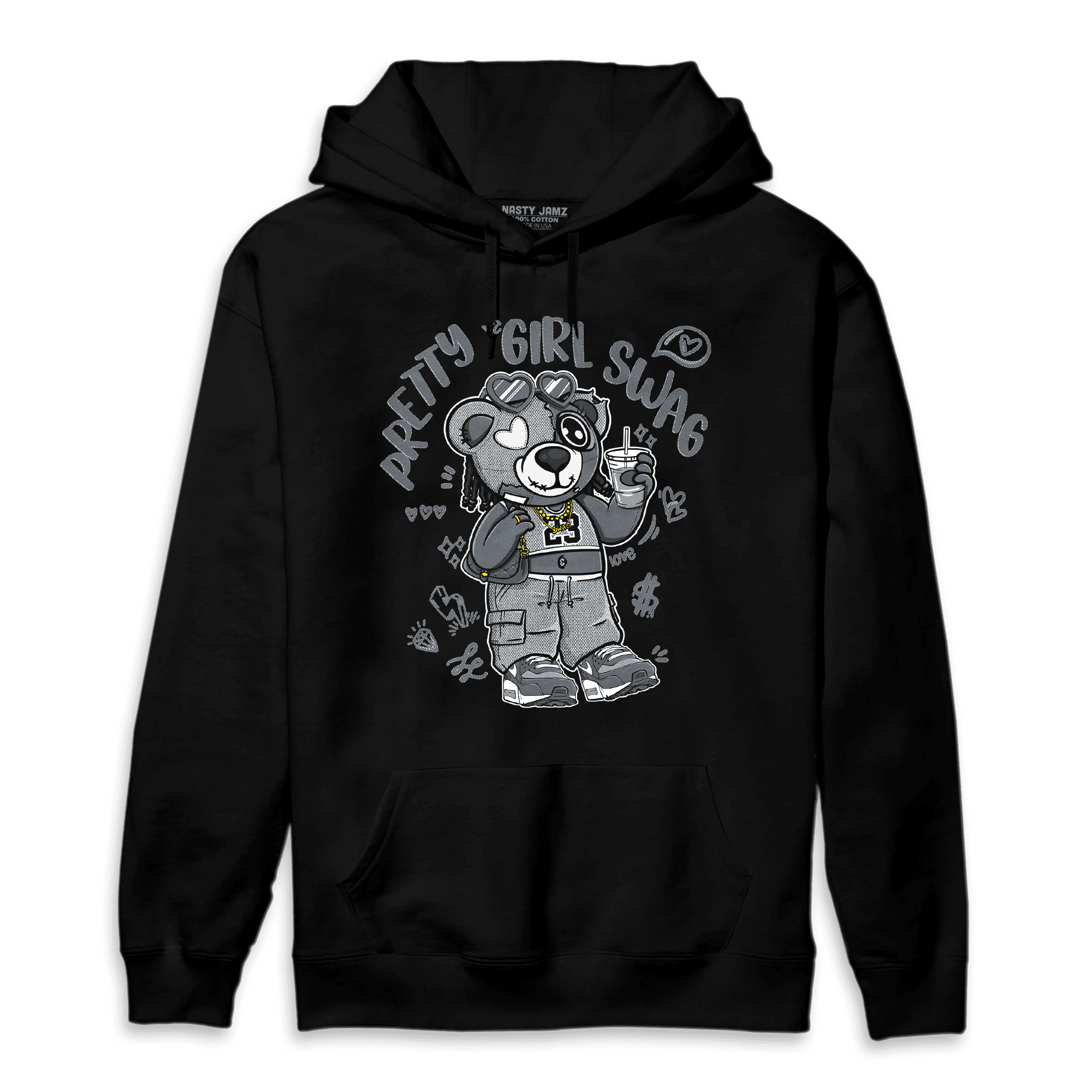 Air Max 90 Iron Grey Hoodie Match Pretty Girl Swag BER - NastyJamz