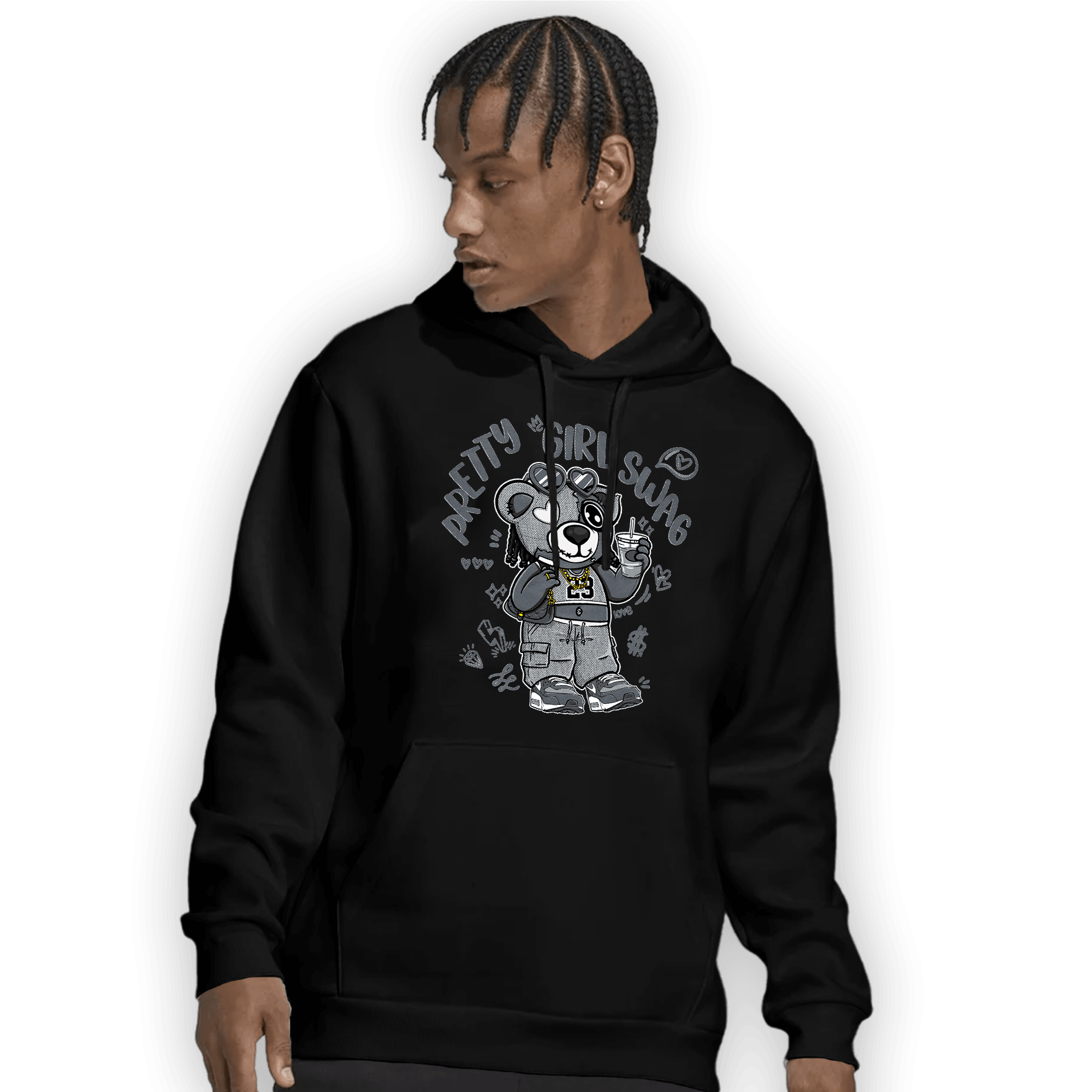 Air Max 90 Iron Grey Hoodie Match Pretty Girl Swag BER - NastyJamz