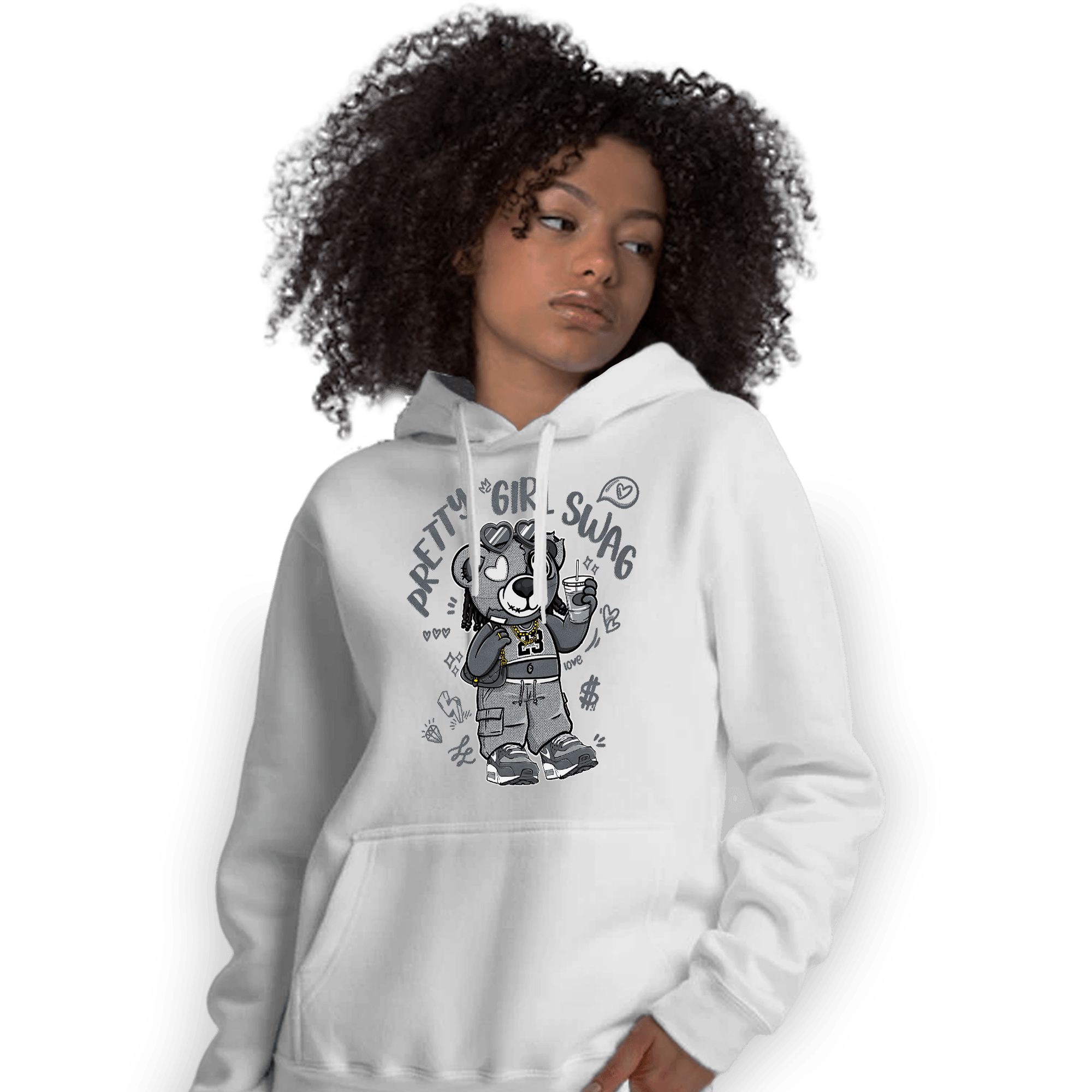 Air Max 90 Iron Grey Hoodie Match Pretty Girl Swag BER - NastyJamz