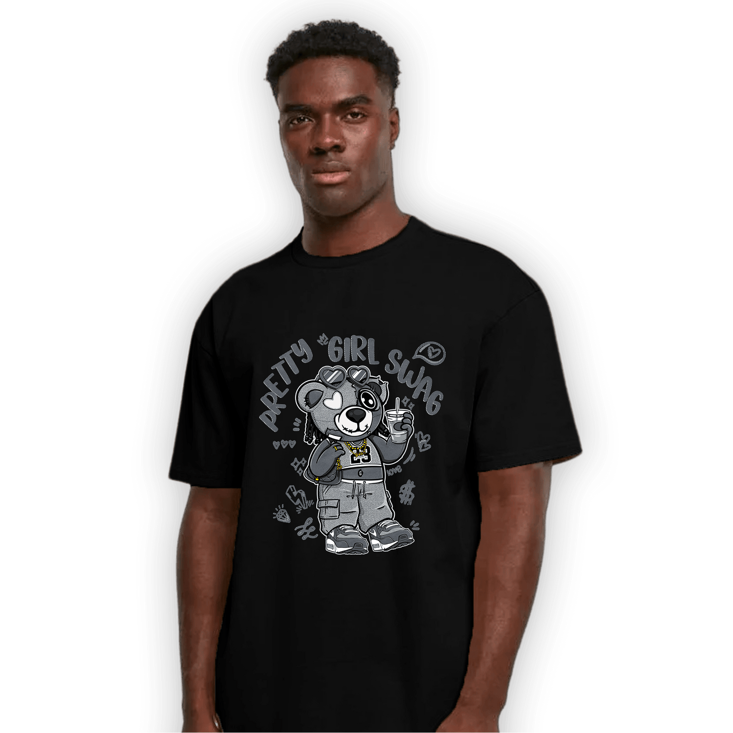 Air Max 90 Iron Grey T Shirt Match Pretty Girl Swag BER - NastyJamz