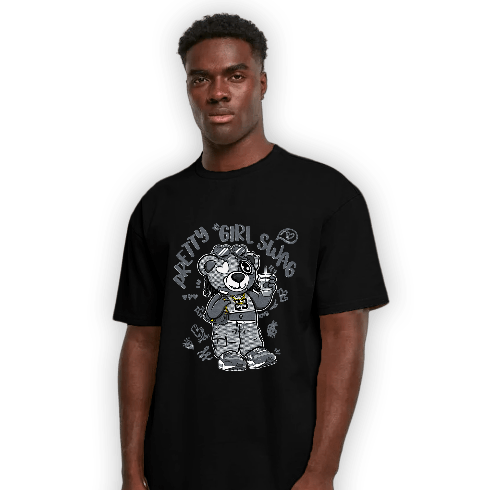 Air Max 90 Iron Grey T Shirt Match Pretty Girl Swag BER - NastyJamz