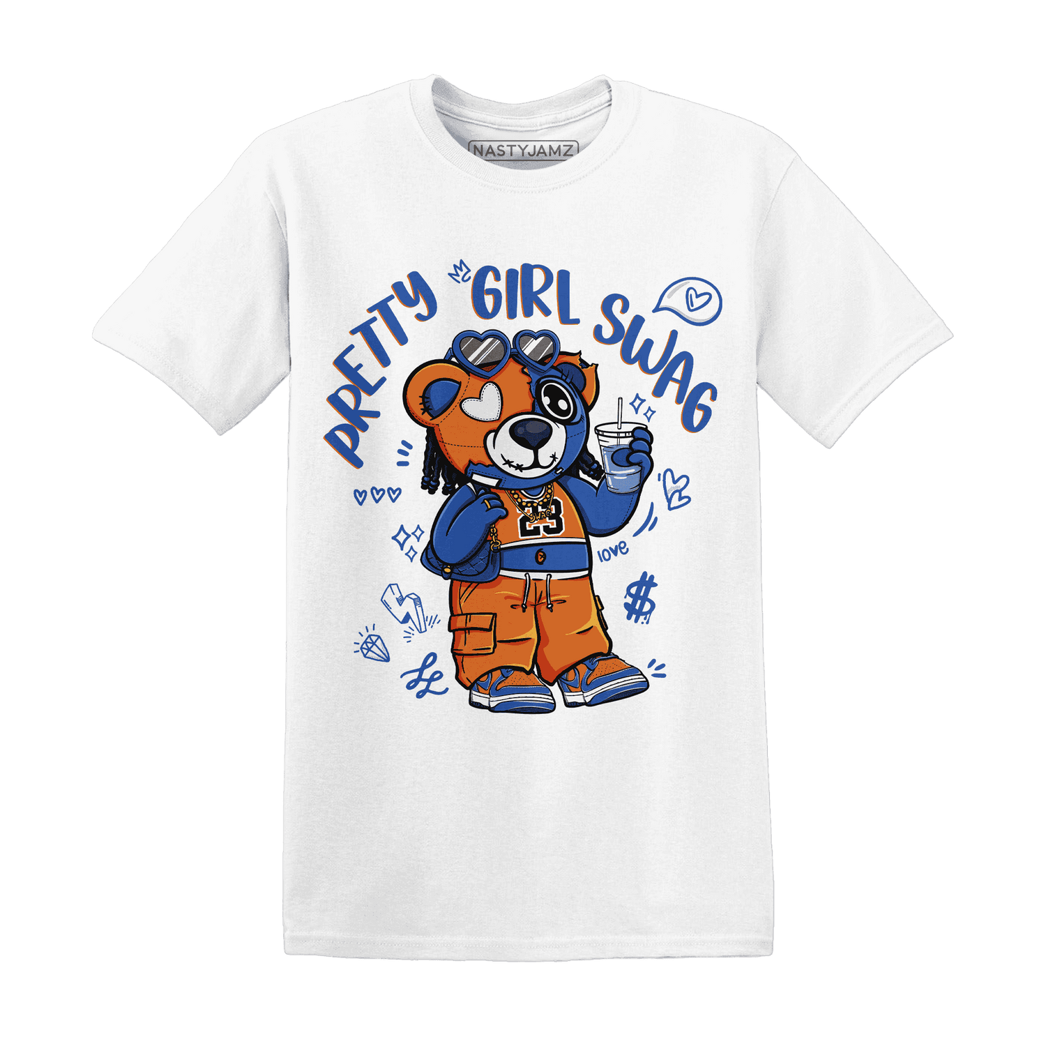 Dunk Low Knicks T Shirt Match Pretty Girl Swag BER - NastyJamz