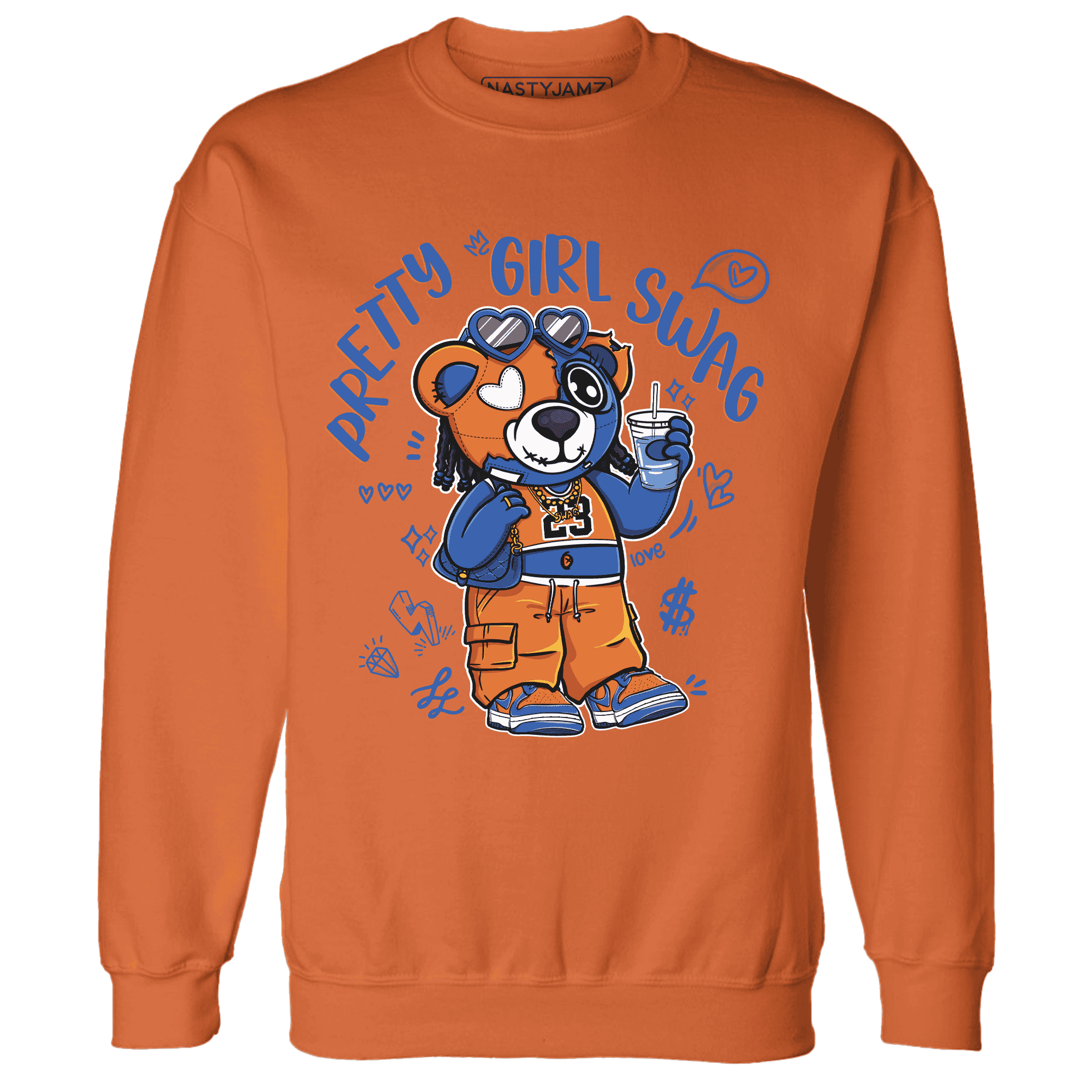 Dunk Low Knicks Sweatshirt Match Pretty Girl Swag BER - NastyJamz