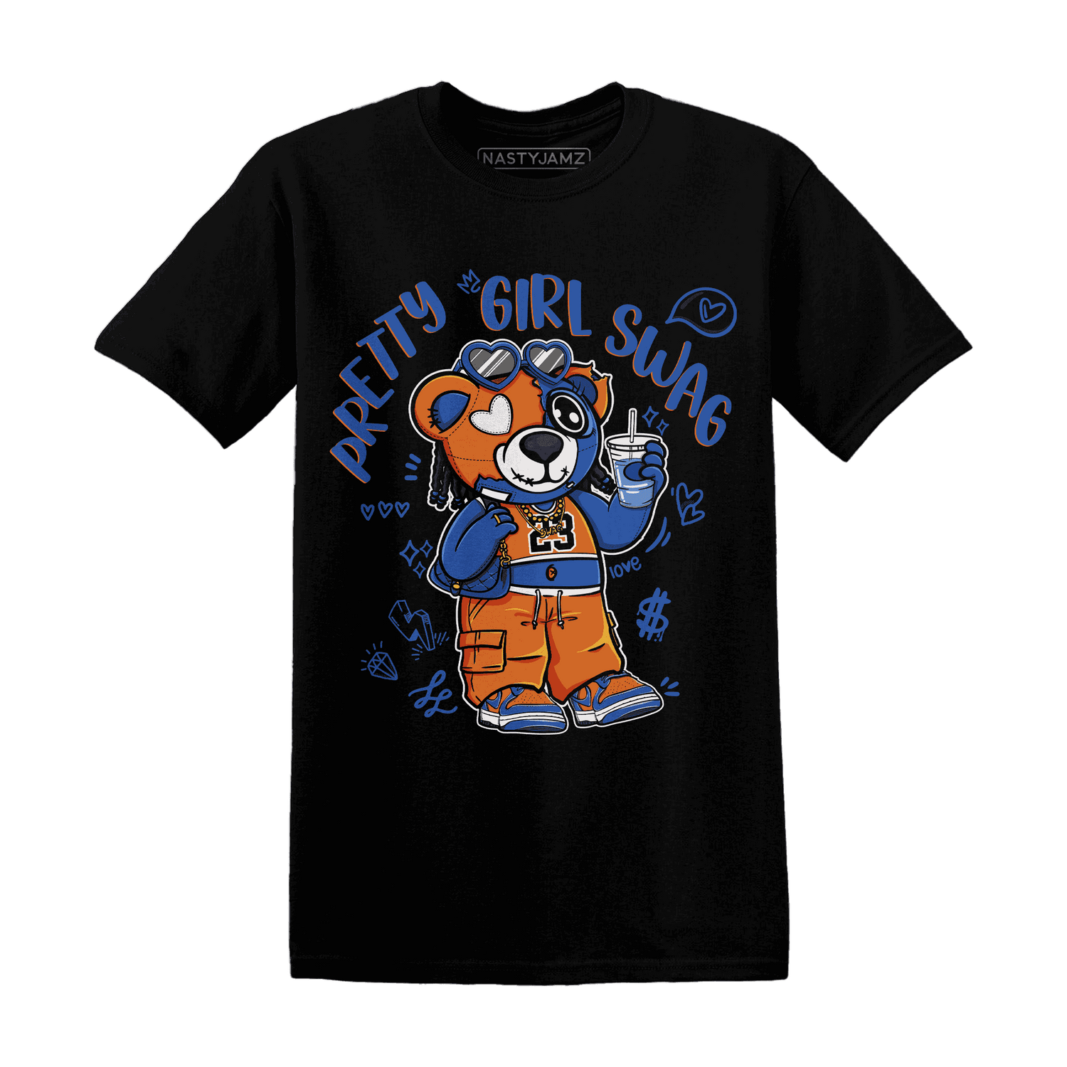 Dunk Low Knicks T Shirt Match Pretty Girl Swag BER - NastyJamz