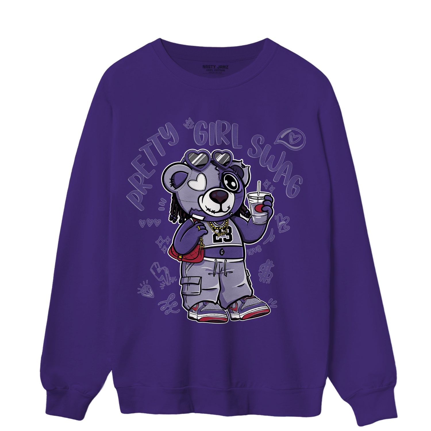 Dunk Low Plum Sweatshirt Match Pretty Girl Swag BER - NastyJamz
