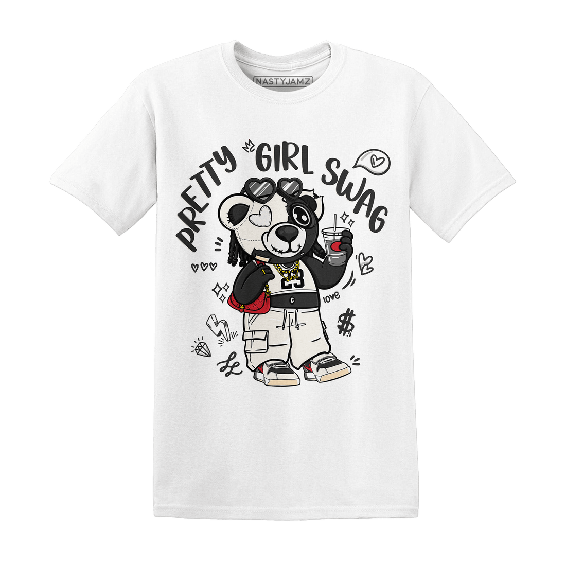 Jumman Jack University Red T Shirt Match Pretty Girl Swag BER - NastyJamz