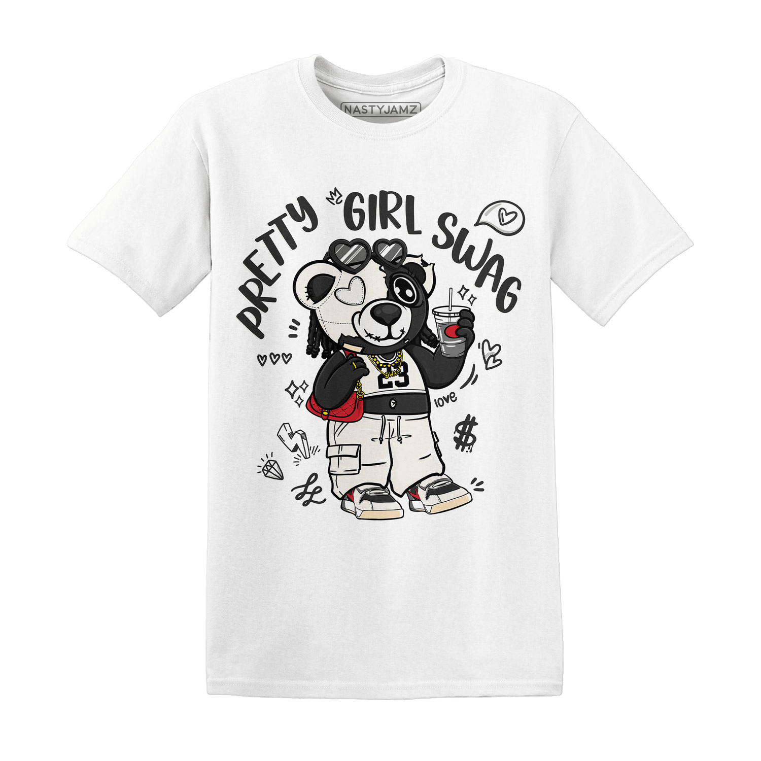 Jumman Jack University Red T Shirt Match Pretty Girl Swag BER - NastyJamz