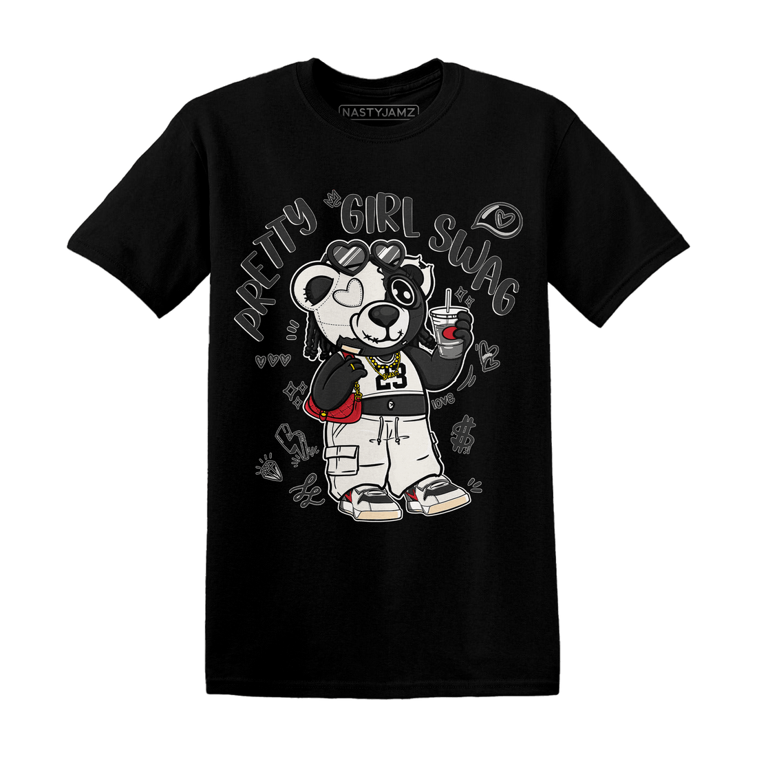 Jumman Jack University Red T Shirt Match Pretty Girl Swag BER - NastyJamz