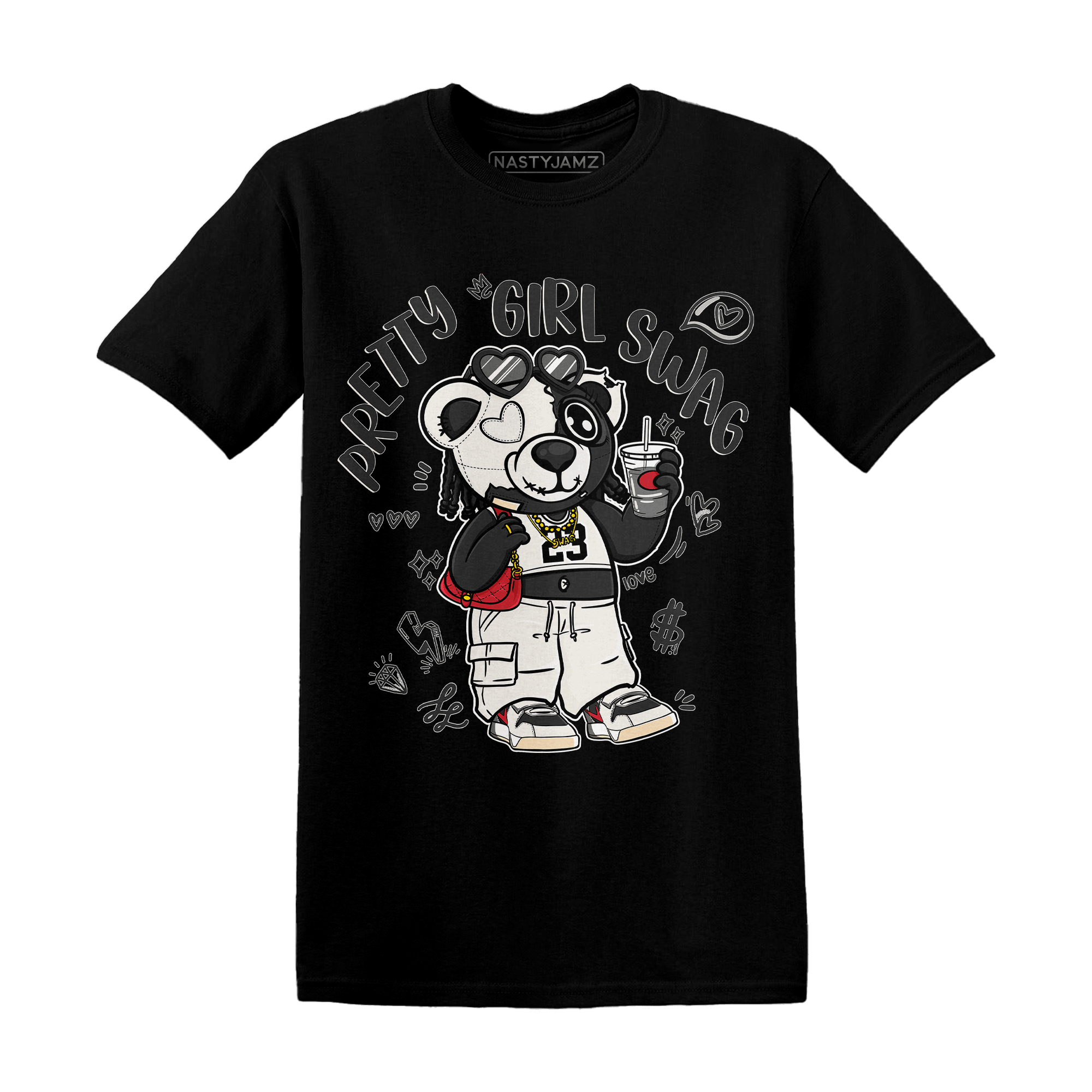 Jumman Jack University Red T Shirt Match Pretty Girl Swag BER - NastyJamz
