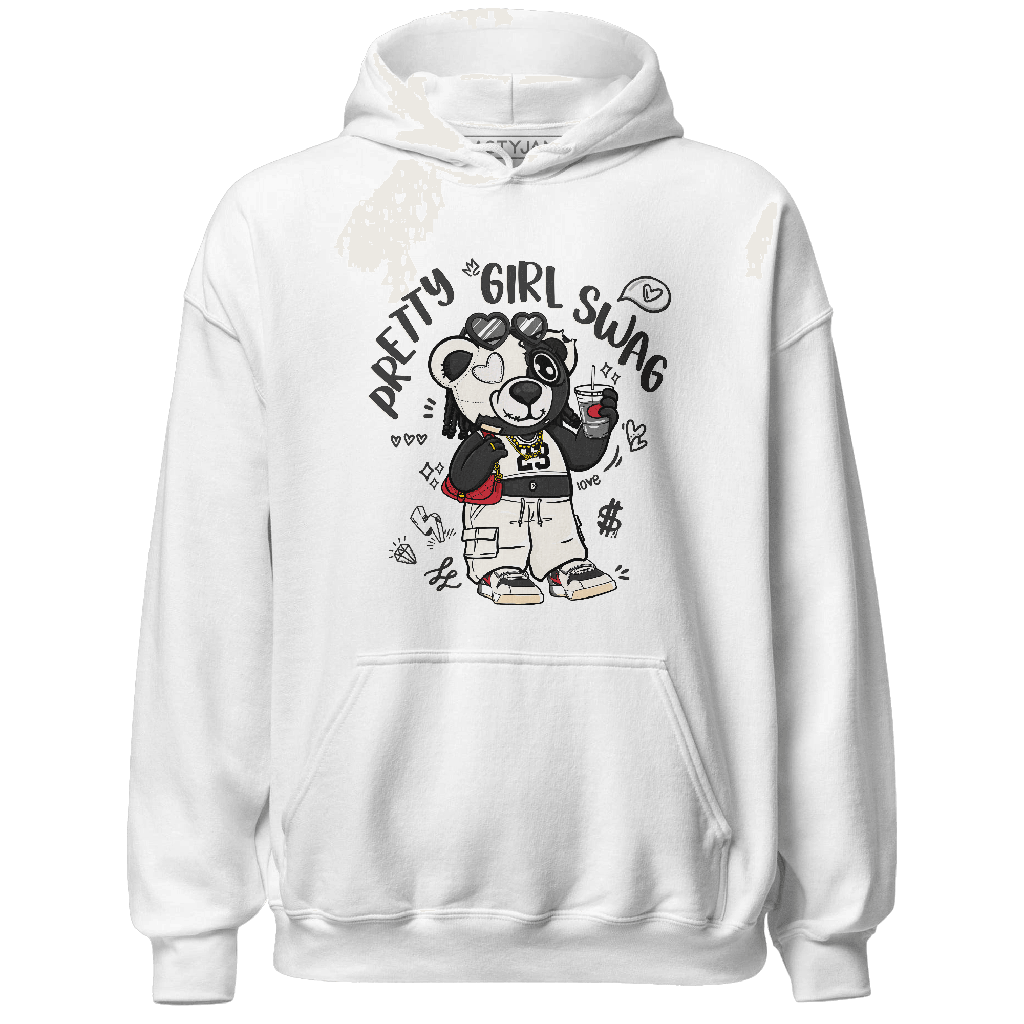Jumman Jack University Red Hoodie Match Pretty Girl Swag BER - NastyJamz