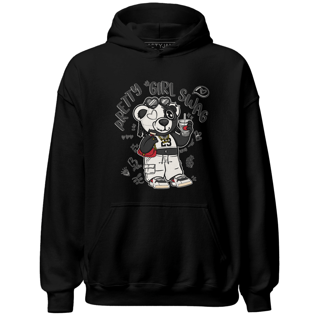 Jumman Jack University Red Hoodie Match Pretty Girl Swag BER - NastyJamz