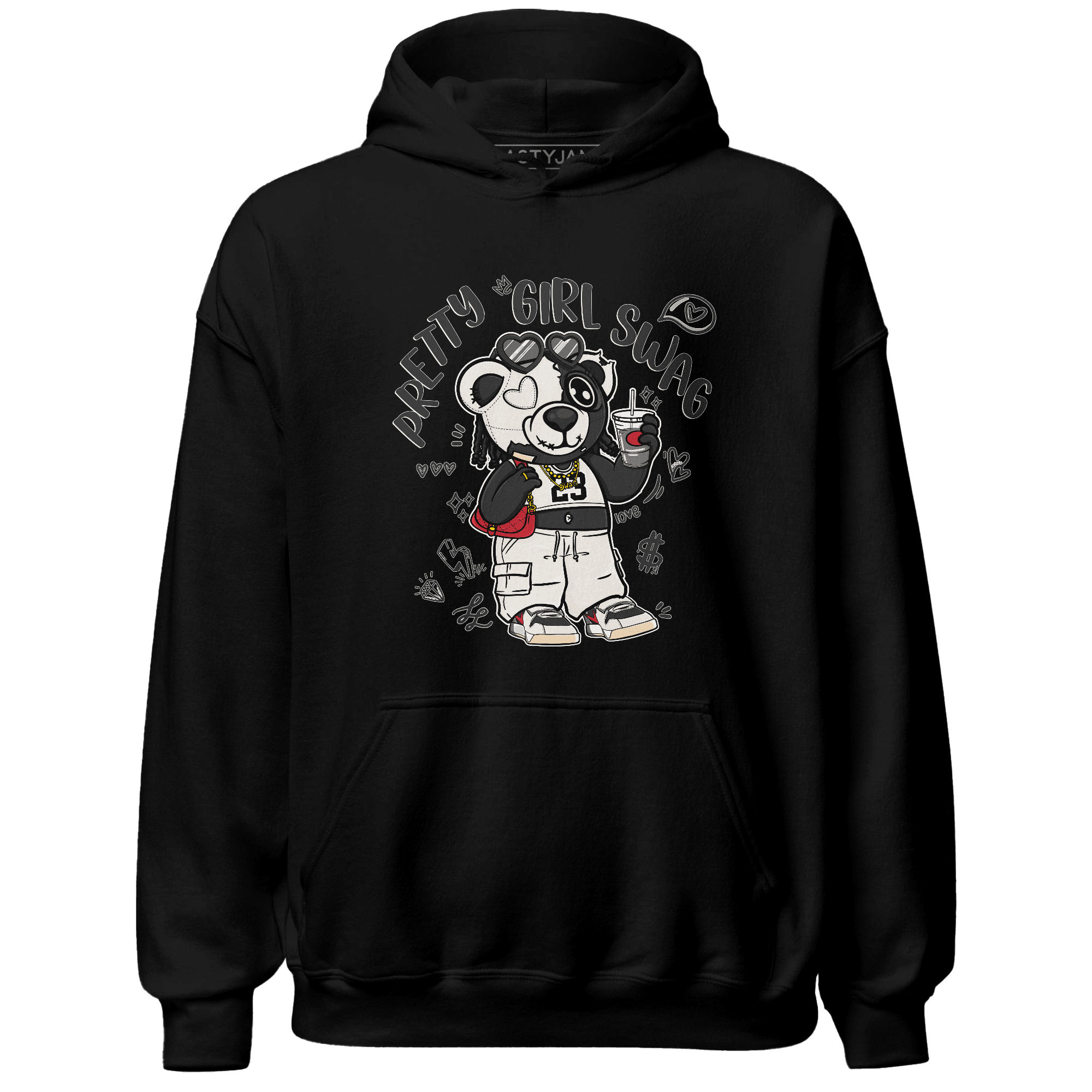 Jumman Jack University Red Hoodie Match Pretty Girl Swag BER - NastyJamz