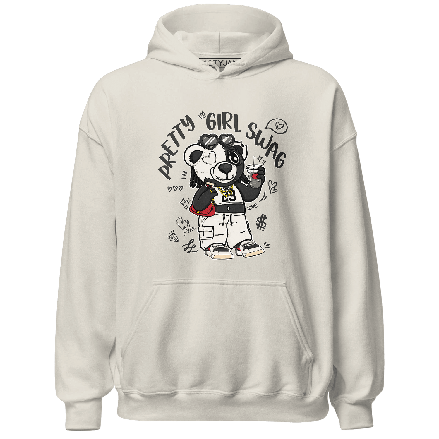Jumman Jack University Red Hoodie Match Pretty Girl Swag BER - NastyJamz