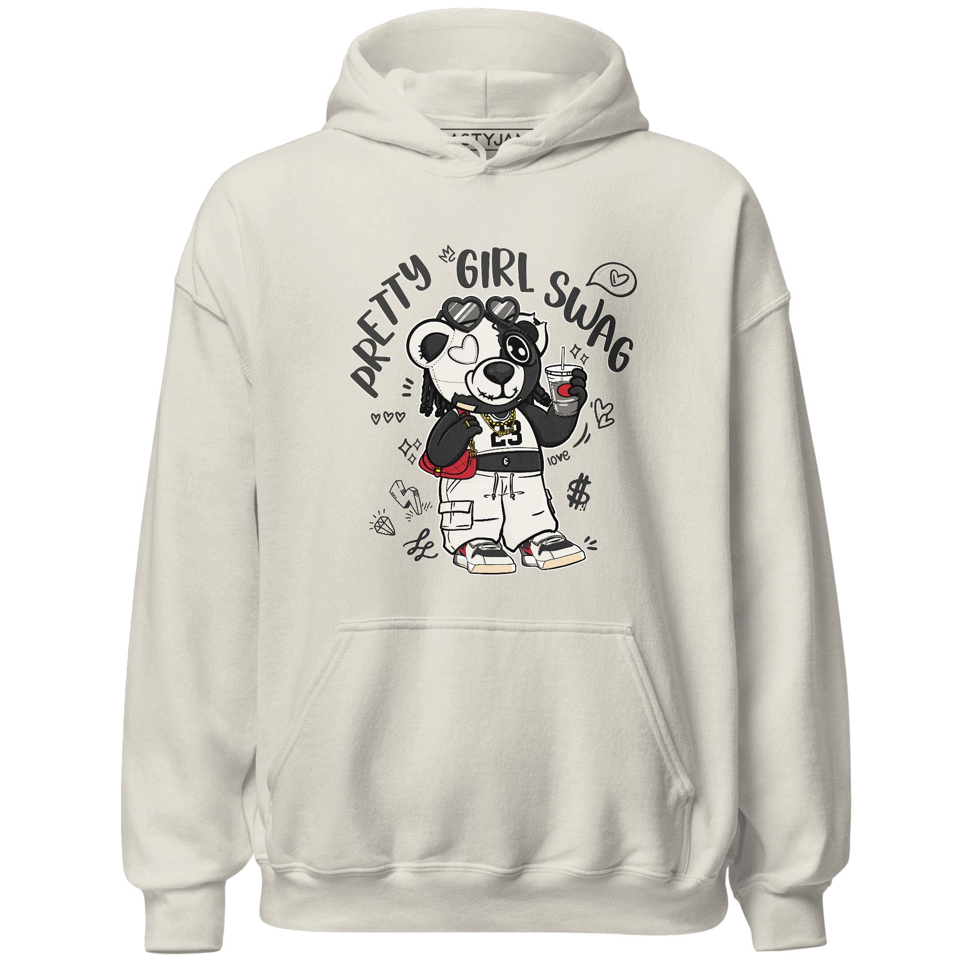 Jumman Jack University Red Hoodie Match Pretty Girl Swag BER - NastyJamz