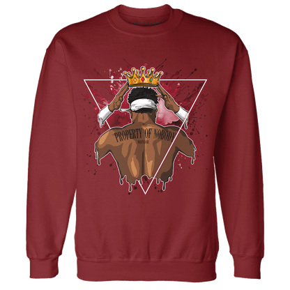 Retro Red Taxi 12s Sweatshirt Match Property Of Nobody - NastyJamz