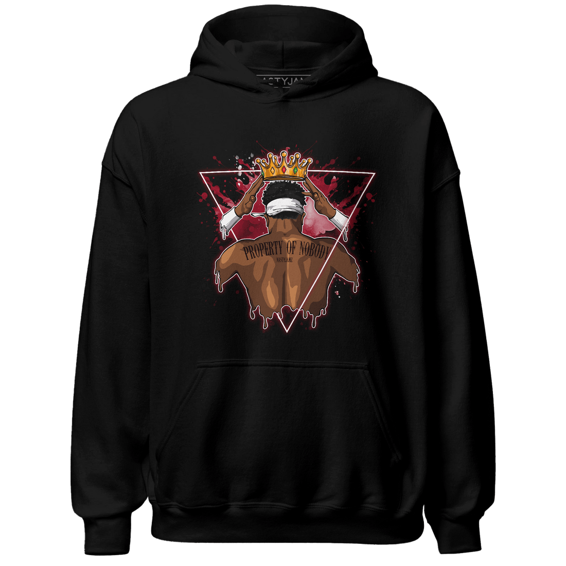 Retro Red Taxi 12s Hoodie Match Property Of Nobody - NastyJamz